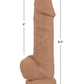 Fleshstixxx Dual Density Silicone Bendable Dong with Balls