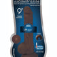 Fleshstixxx Dual Density Silicone Bendable Dong with Balls - Chocolate - 9in