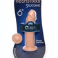 Fleshstixxx Silicone Bendable Dong - Vanilla - 6in