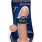 Fleshstixxx Silicone Bendable Dong - Vanilla - 7in