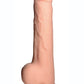 Fleshstixxx Silicone Bendable Dong with Balls - Vanilla - 9in