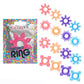 Foil Pack Textured Cock Ring - Assorted Colors/Pink