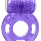 Foil Pack Vibrating Cock Ring - Purple
