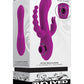 Fourgasm Rechargeable Silicone Multi Stimulator - Purple