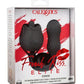 French Kiss Elite Siren Rechargeable Silicone Vibrator with Clitoral Stimulator - Black