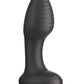 Frenzy Pressure Sensing App Control Rotating Rechargeable Silicone Butt Plug - Black