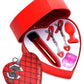Frisky Passion Heart Kit - Black/Red - 4pc