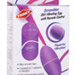 Frisky Scrambler 28x Rechargeable Vibrating Egg with Remote Control - Purple