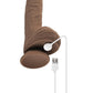 Full Monty Silicone Rechargeable Realistic Dildo with Remote