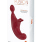 Fusion Rechargeable Silicone Vibrator - Red