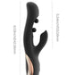 Gem Pressure Sensing App-Controlled Twin Balls Rabbit Vibrator