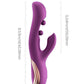 Gem Pressure Sensing App-Controlled Twin Balls Rabbit Vibrator