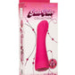 Gem Vibe Collection Curve Rechargeable Silicone G-Spot Vibtator - Pink
