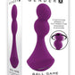 Gender X Ball Game Rechargeable Silicone Rotating Vibrator - Purple