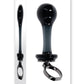 Gender X Blow Pop Glass Anal Plug - Black