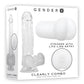 Gender X Clearly Combo Dildo and Stroker Kit - Clear - 2 Piece Set
