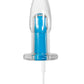 Gender X Electric Blue Silicone Rechargeable Vibrator with Remote Control