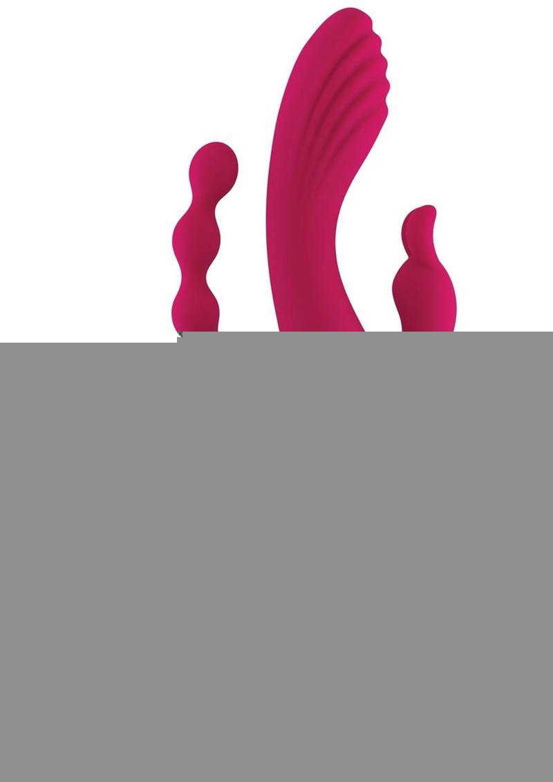 Gender X Four By Four Rechargeable Silicone Quadruple Stimulating Vibrator