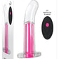 Gender X Pink Paradise Silicone Rechargeable Vibrator with Remote Control - Clear/Pink