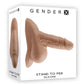 Gender X Silicone Realistic Stand to Pee Funnel - Caramel