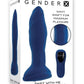 Gender X Sway with Me Rechargeable Silicone Anal Plug with Remote - Blue