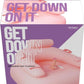 Get Down On It Inflatable Cushion with Wire Controller Vibrating Silicone Dildo Plus Wrist N Leg Straps - Fuchsia