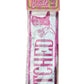 Gettin Hitched Bride Party Sash Glitter - Pink/White