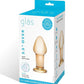 Glas Over Easy Butt Plug - Orange