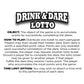 Gliterati Bachelorette Drink and Dare Lotto Game
