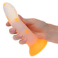 Glow Stick Mushroom Silicone Glow In The Dark Dildo with Suction Base