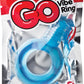 Go Vibe Ring Disposable Cock Ring - Blue