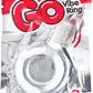 Go Vibe Ring Disposable Cock Ring - Clear