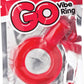Go Vibe Ring Disposable Cock Ring - Red