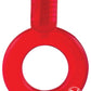 Go Vibe Ring Disposable Cock Ring - Red