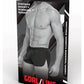 Goal Line Extreme Split Booty Shorts - Black - Medium/Small