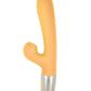 Goddess Tapping Thruster Rechargeable Silicone Vibrator with Clitoral Stimulator