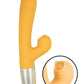Goddess Tapping Thruster Rechargeable Silicone Vibrator with Clitoral Stimulator