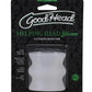 Goodhead Helping Head Silicone Stroker - Frost/White