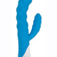 Gossip Ellen 20x Silicone Rabbit Vibrator - Blue