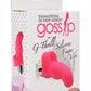 Gossip G-Thrill Silicone Finger Vibrator with Full Size Bullet - Pink