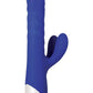 Grand Slam Thrusting and Twirling Rechargeable Silicone Vibrator with Clitoral Stimulator