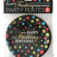 Happy F'n Birthday Plates - Multicolor - 8 Per Pack