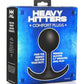 Heavy Hitters Comfort Plugs Premium Silicone Weighted Round - Black - XLarge - 4.7in