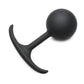 Heavy Hitters Comfort Plugs Premium Silicone Weighted Round - Black - XLarge - 4.7in