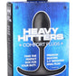 Heavy Hitters Premium Silicone Weighted Anal Plug - Black - Medium