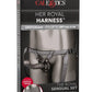 Her Royal Harness The Royal Sensual Set Adjustable Harness with Silicone Sensual G-Probe - Gray/Grey