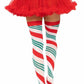 Holiday Ribbon Thigh High
