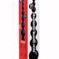 Hosed Graduated Beaded Hose - 19in Long - Black
