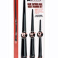 Hosed Slim Tapered Anal Hose Trainer - Black - 3 Piece/Set