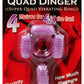 Humm Dinger Super Quad Vibrating Cock Ring - Purple